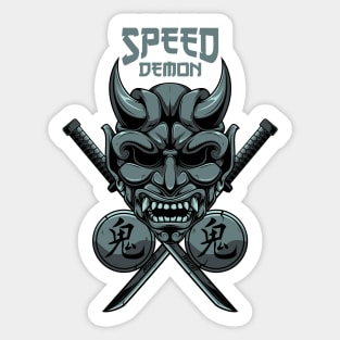 SPEED DEMON  - PAPAYA STREETART Sticker